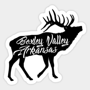 Ponca Arkansas Elk Design Sticker